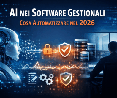 AI, database, persona al pc, rete digitale