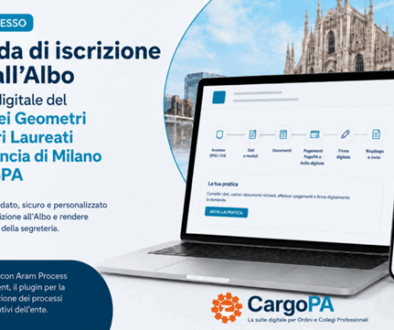 domanda di iscrizione all'albo digitale con CargoPA
